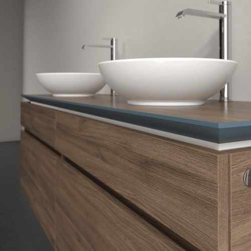 Bild von VILLEROY BOCH Legato Waschbeckenunterschrank, 4 Auszüge, 1600 x 550 x 500 mm, Arizona Oak / Arizona Oak #B60000VH