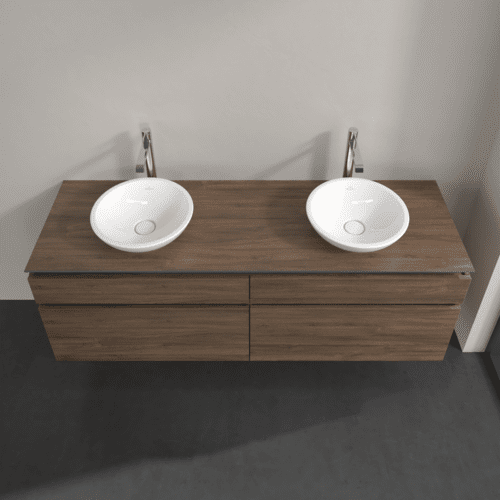 Bild von VILLEROY BOCH Legato Waschbeckenunterschrank, 4 Auszüge, 1600 x 550 x 500 mm, Arizona Oak / Arizona Oak #B60000VH