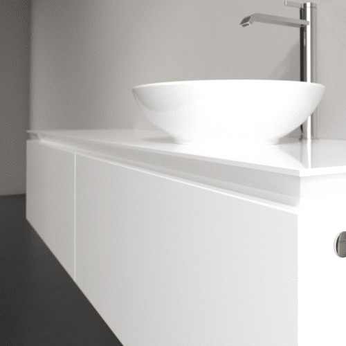 Bild von VILLEROY BOCH Legato Waschbeckenunterschrank, 2 Auszüge, 1600 x 380 x 500 mm, Glossy White / Glossy White #B59700DH
