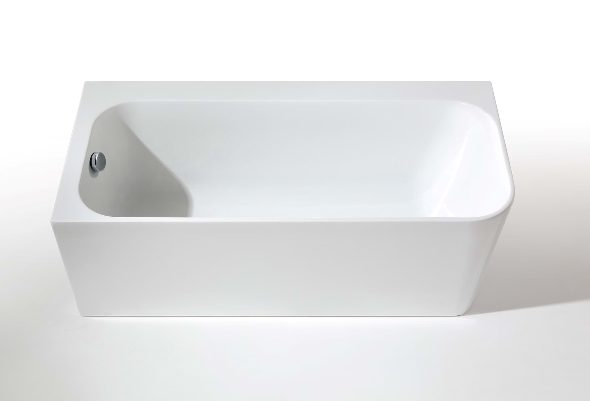 Зображення з  KREINER MAGGIE back-to-wall bath 1600x800x500/600 mm - white