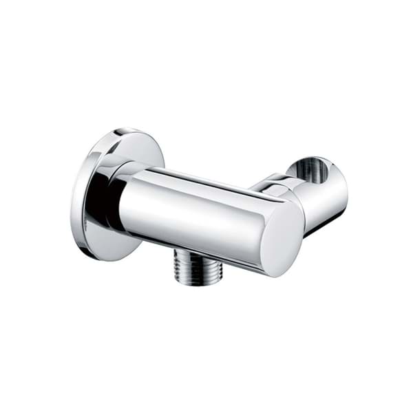 KREINER COMFORT nástěnné připojovací kolínko s držákem 1/2", bez zpětného ventilu, chrom