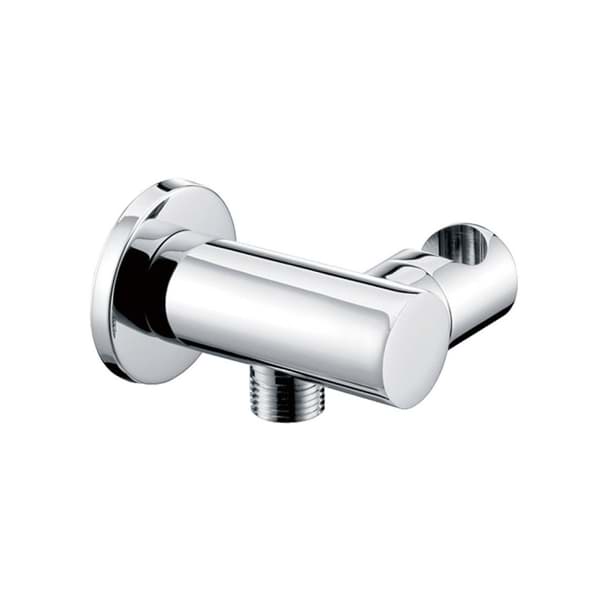 KREINER COMFORT nástěnné připojovací kolínko s držákem 1/2",se zpětným ventilem, chrom