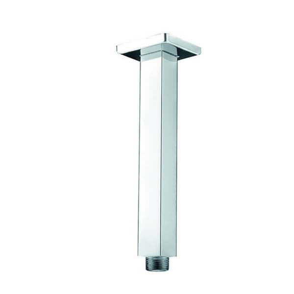 KREINER PREMIUM stropní sprchové rameno stropní 200mm 1/2", mosaz, čtvercový průřez, chromované s vysokým leskem