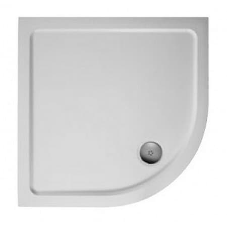Picture of KREINER NAPOLI shower tray quadrant 100cm, moulded marble KRENASVAIS100