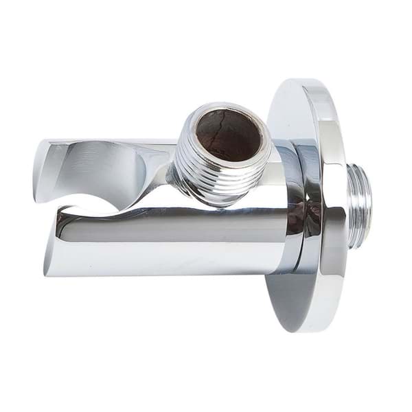 KREINER PREMIUM nástěnné připojovací kolínko s držákem 1/2" a ventilem, chrom