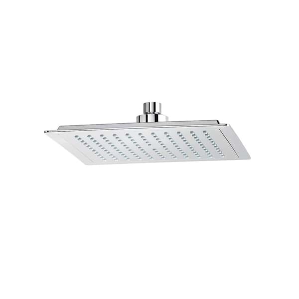 KREINER PREMIUM hlavová sprcha čtvercová 225x225mm, chromovaný plast s vysokým leskem
