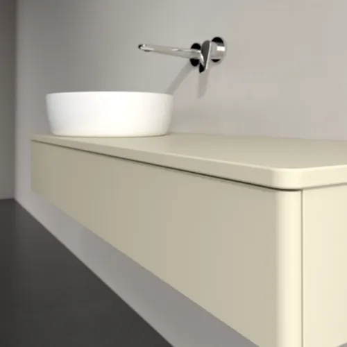 Obrázek VILLEROY BOCH Antao Vanity unit, 1 pull-out compartment, 1200 x 190 x 500 mm, Front without structure, Silk Grey Matt Lacquer / Silk Grey Matt Lacquer #K11010HJ
