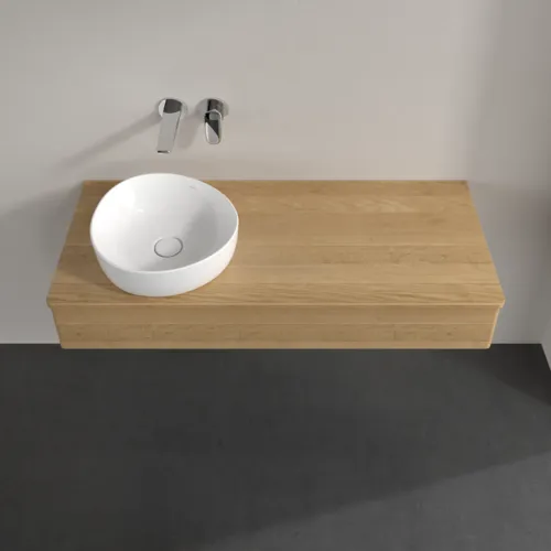 Bild von VILLEROY BOCH Antao Waschbeckenunterschrank, 1 Auszug, 1200 x 190 x 500 mm, Front ohne Struktur, Honey Oak / Honey Oak #K11011HN