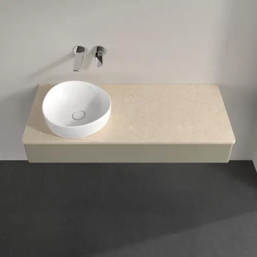 Obrázek VILLEROY BOCH Antao Vanity unit, 1 pull-out compartment, 1200 x 190 x 500 mm, Front without structure, Stone Grey Matt Lacquer / Botticino #K11013HK