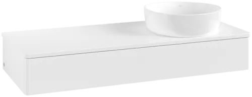 Bild von VILLEROY BOCH Antao Waschbeckenunterschrank, 1 Auszug, 1200 x 190 x 500 mm, Front ohne Struktur, White Matt Lacquer / White Matt Lacquer #K12010MT
