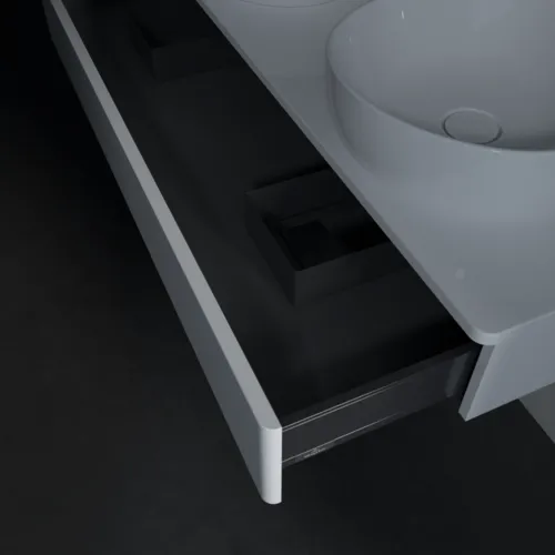 Bild von VILLEROY BOCH Antao Waschbeckenunterschrank, 1 Auszug, 1200 x 190 x 500 mm, Front ohne Struktur, Glossy White Lacquer / Glossy White Lacquer #K13050GF