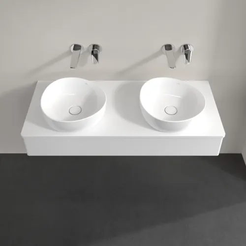 Bild von VILLEROY BOCH Antao Waschbeckenunterschrank, 1 Auszug, 1200 x 190 x 500 mm, Front ohne Struktur, Glossy White Lacquer / Glossy White Lacquer #K13050GF