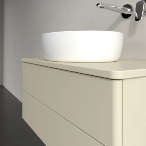 Obrázek VILLEROY BOCH Antao Vanity unit, 2 pull-out compartments, 800 x 360 x 500 mm, Front without structure, Silk Grey Matt Lacquer / Silk Grey Matt Lacquer #K19010HJ