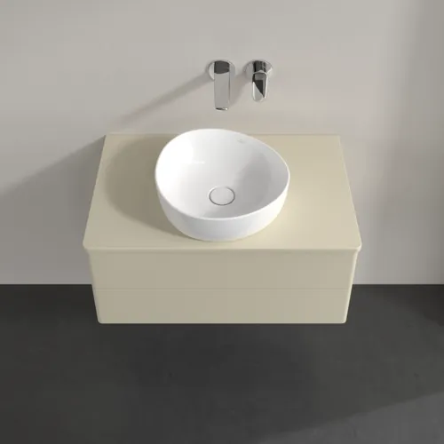 Obrázek VILLEROY BOCH Antao Vanity unit, 2 pull-out compartments, 800 x 360 x 500 mm, Front without structure, Silk Grey Matt Lacquer / Silk Grey Matt Lacquer #K19010HJ