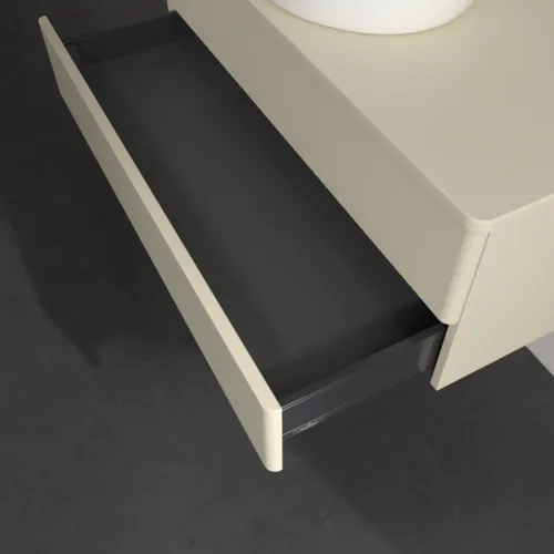 Bild von VILLEROY BOCH Antao Waschbeckenunterschrank, 2 Auszüge, 1000 x 360 x 500 mm, Front ohne Struktur, Silk Grey Matt Lacquer / Silk Grey Matt Lacquer #K20010HJ