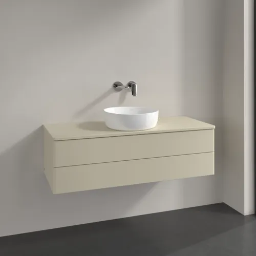 VILLEROY BOCH Antao Waschbeckenunterschrank, 2 Auszüge, 1200 x 360 x 500 mm, Front ohne Struktur, Silk Grey Matt Lacquer / Silk Grey Matt Lacquer #K21010HJ, Bild 2