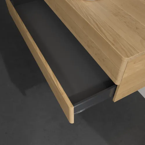 Bild von VILLEROY BOCH Antao Waschbeckenunterschrank, 2 Auszüge, 1200 x 360 x 500 mm, Front ohne Struktur, Honey Oak / Honey Oak #K21011HN
