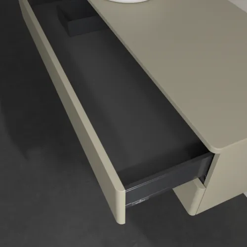 VILLEROY BOCH Antao Waschbeckenunterschrank, 2 Auszüge, 1200 x 360 x 500 mm, Front ohne Struktur, Stone Grey Matt Lacquer / Stone Grey Matt Lacquer #K22010HK, Bild 7