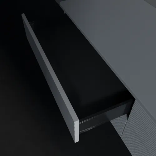 Bild von VILLEROY BOCH Antao Waschbeckenunterschrank, 4 Auszüge, 1600 x 360 x 500 mm, Front mit Struktur, Glossy White Lacquer / Glossy White Lacquer #K27150GF