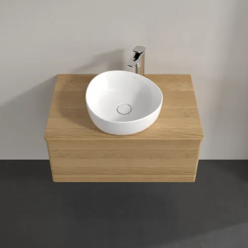 Obrázek VILLEROY BOCH Antao Vanity unit, 1 pull-out compartment, 800 x 360 x 500 mm, Front without structure, Honey Oak / Honey Oak #K30051HN