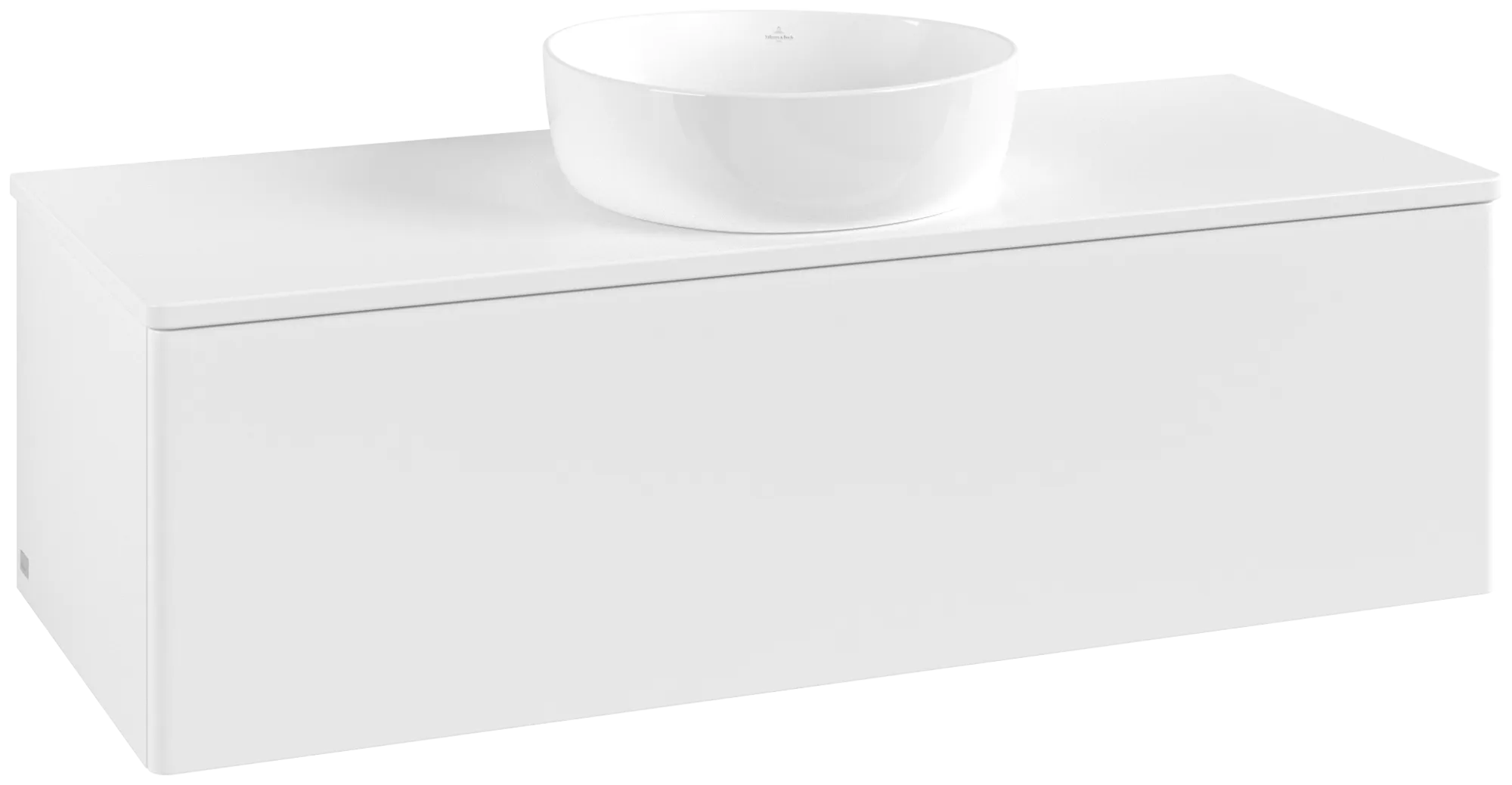 Bild von VILLEROY BOCH Antao Waschbeckenunterschrank, 1 Auszug, 1200 x 360 x 500 mm, Front ohne Struktur, White Matt Lacquer / White Matt Lacquer #K32050MT