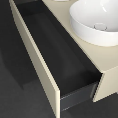 Bild von VILLEROY BOCH Antao Waschbeckenunterschrank, 1 Auszug, 1200 x 360 x 500 mm, Front ohne Struktur, Silk Grey Matt Lacquer / Silk Grey Matt Lacquer #K35010HJ