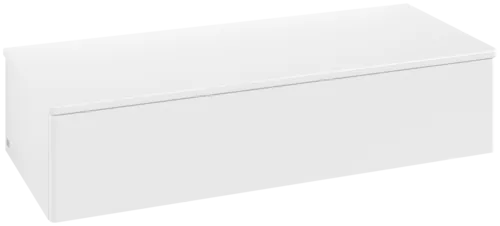 Bild von VILLEROY BOCH Antao Sideboard, 1 Auszug, 1200 x 268 x 500 mm, Front ohne Struktur, White Matt Lacquer / White Matt Lacquer #K41000MT