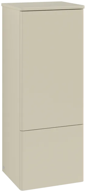 εικόνα του VILLEROY BOCH Antao Medium-height cabinet, 1 door, 414 x 1039 x 356 mm, Front without structure, Silk Grey Matt Lacquer / Silk Grey Matt Lacquer #K43000HJ