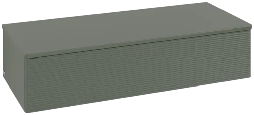 Bild von VILLEROY BOCH Antao Sideboard, 1 Auszug, 1200 x 268 x 500 mm, Front mit Struktur, Leaf Green Matt Lacquer / Leaf Green Matt Lacquer #K41100HL
