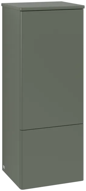 Obrázek VILLEROY BOCH Antao Medium-height cabinet, 1 door, 414 x 1039 x 356 mm, Front without structure, Leaf Green Matt Lacquer / Leaf Green Matt Lacquer #K44000HL