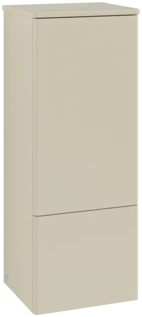 εικόνα του VILLEROY BOCH Antao Medium-height cabinet, 1 door, 414 x 1039 x 356 mm, Front without structure, Silk Grey Matt Lacquer / Silk Grey Matt Lacquer #K44000HJ