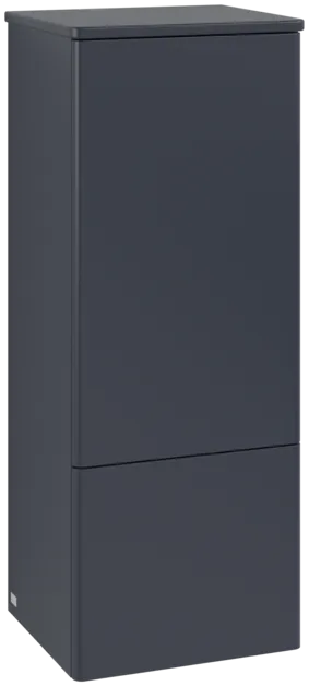 VILLEROY BOCH Antao Medium-height cabinet, 1 door, 414 x 1039 x 356 mm, Front without structure, Midnight Blue Matt Lacquer / Midnight Blue Matt Lacquer #K44000HG resmi