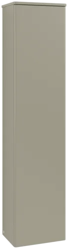 Bild von VILLEROY BOCH Antao Hochschrank, 1 Tür, 414 x 1719 x 287 mm, Front ohne Struktur, Stone Grey Matt Lacquer / Stone Grey Matt Lacquer #K46000HK