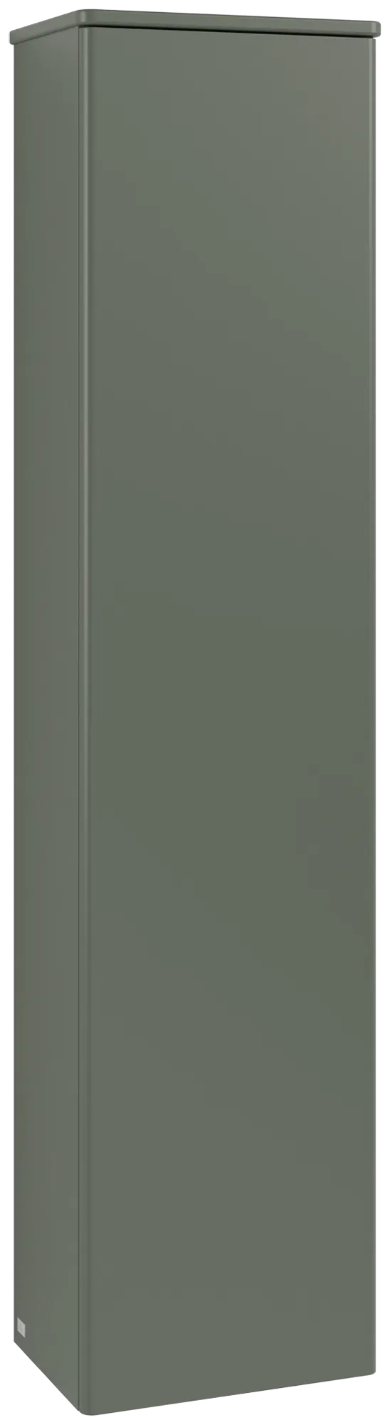 Зображення з  VILLEROY BOCH Antao Tall cabinet, 1 door, 414 x 1719 x 287 mm, Front without structure, Leaf Green Matt Lacquer / Leaf Green Matt Lacquer #K46000HL