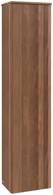 Зображення з  VILLEROY BOCH Antao Tall cabinet, 1 door, 414 x 1719 x 287 mm, Front without structure, Warm Walnut / Warm Walnut #K46000HM