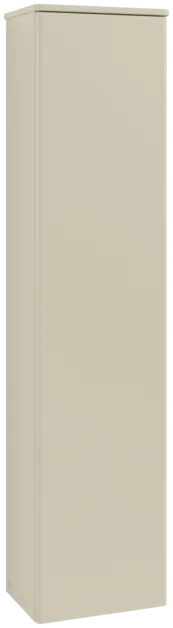 Bild von VILLEROY BOCH Antao Hochschrank, 1 Tür, 414 x 1719 x 287 mm, Front ohne Struktur, Silk Grey Matt Lacquer / Silk Grey Matt Lacquer #K45000HJ