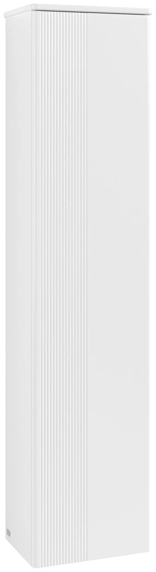 Bild von VILLEROY BOCH Antao Hochschrank, 1 Tür, 414 x 1719 x 287 mm, Front mit Struktur, White Matt Lacquer / White Matt Lacquer #K46100MT