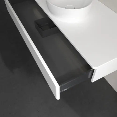 Bild von VILLEROY BOCH Antao Waschbeckenunterschrank, mit Beleuchtung, 1 Auszug, 1200 x 190 x 500 mm, Front ohne Struktur, White Matt Lacquer / White Matt Lacquer #L10010MT