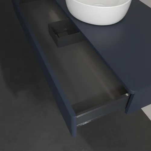 Bild von VILLEROY BOCH Antao Waschbeckenunterschrank, mit Beleuchtung, 1 Auszug, 1200 x 190 x 500 mm, Front ohne Struktur, Midnight Blue Matt Lacquer / Midnight Blue Matt Lacquer #L10010HG