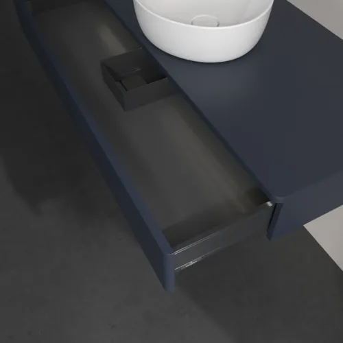 Bild von VILLEROY BOCH Antao Waschbeckenunterschrank, mit Beleuchtung, 1 Auszug, 1200 x 190 x 500 mm, Front ohne Struktur, Midnight Blue Matt Lacquer / Midnight Blue Matt Lacquer #L10010HG