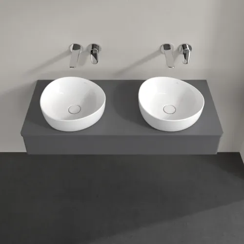 Bild von VILLEROY BOCH Antao Waschbeckenunterschrank, mit Beleuchtung, 1 Auszug, 1200 x 190 x 500 mm, Front ohne Struktur, Anthracite Matt Lacquer / Anthracite Matt Lacquer #L13010GK