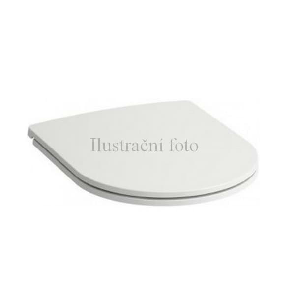 Picture of LAUFEN PRO WC seat with lid 'slim', for cavity fixing 485 x 390 x 55 mm #H8949650000001 - 000 - White