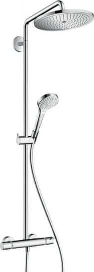 Picture of HANSGROHE Croma Select S Showerpipe 280 1jet EcoSmart with thermostat #26794000 - Chrome