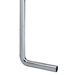 VIEGA outlet pipe 90 °, without flange, 32x220x680, chrome-plated 102654 resmi