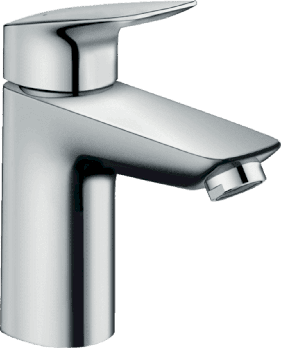 Picture of HANSGROHE Logis single-lever basin mixer 100 with metal pop-up waste #71171000 - chrome