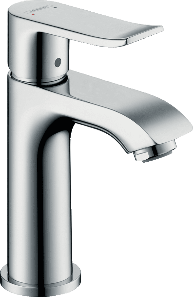 Bild von HANSGROHE Metris Einhebel-Waschtischmischer 100 für Handwaschbecken ohne Ablaufgarnitur #31186000 - Chrom