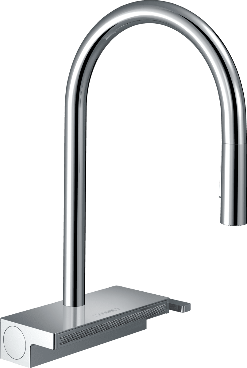 Picture of HANSGROHE Aquno Select M81 Single lever kitchen mixer 170, pull-out spray, 3jet, sBox #73831000 - Chrome
