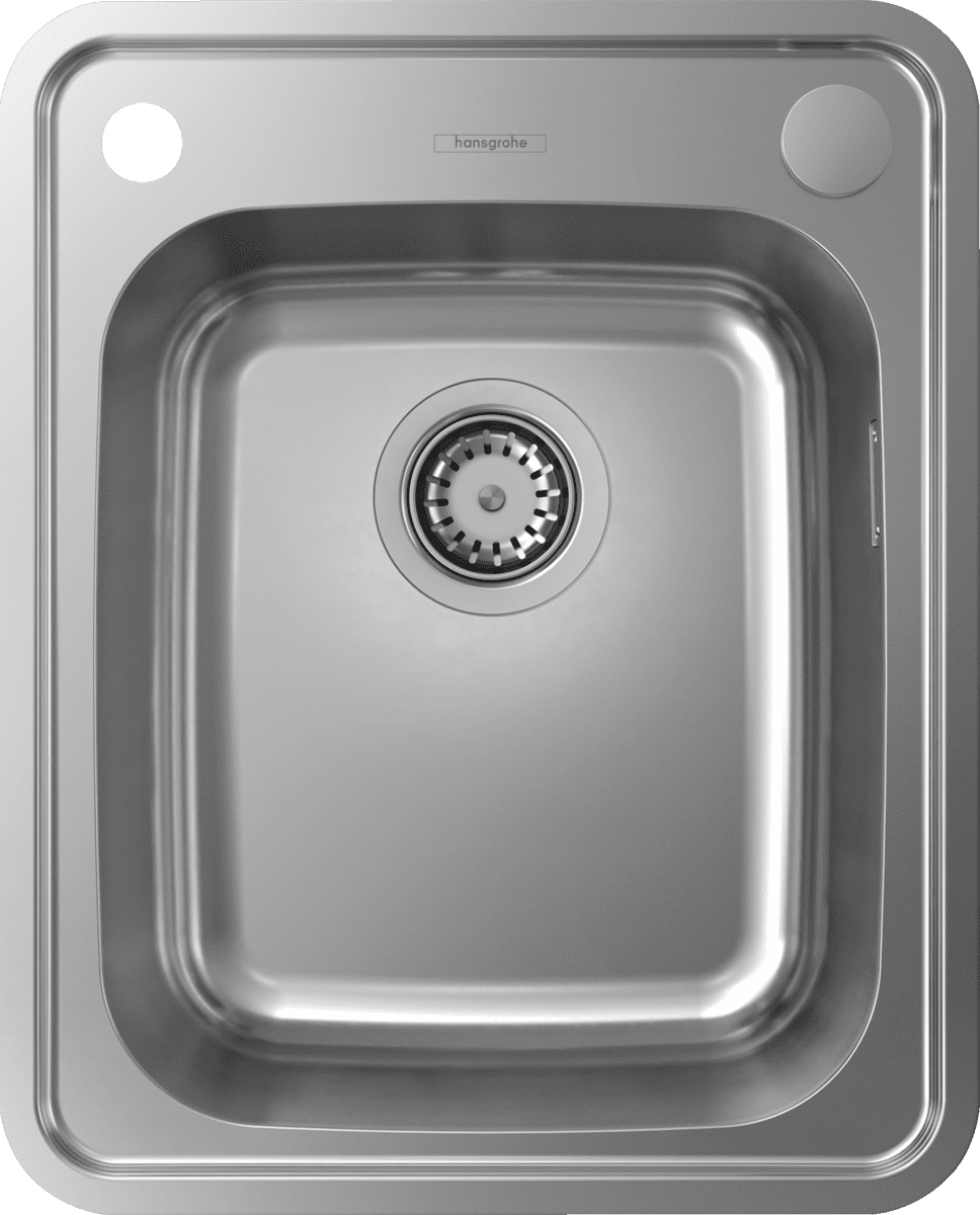 Bild von HANSGROHE S41 S412-F340 Einbauspüle 340 Edelstahl 43334800