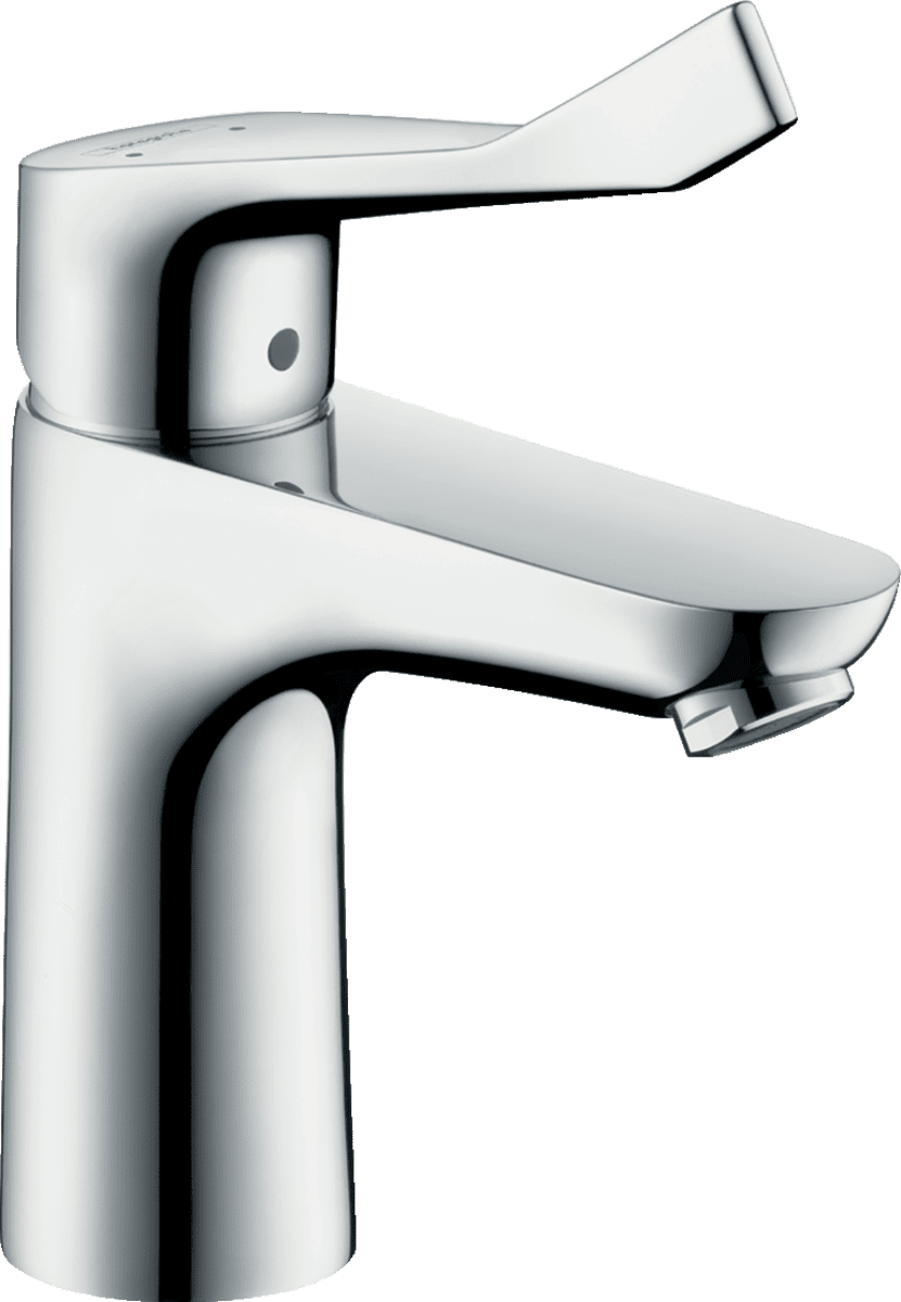 Зображення з  HANSGROHE Focus Single lever basin mixer 100 with extra long handle without waste set #31915000 - Chrome