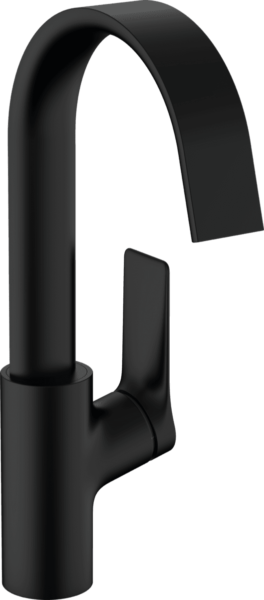 HANSGROHE Vivenis Tek kollu lavabo bataryası 210, kumandalı #75030670 - Satin Siyah resmi